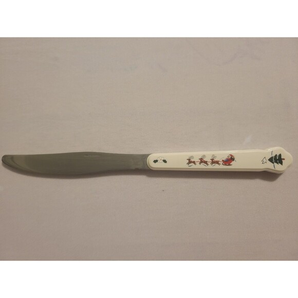 Pfaltzgraff Snow Village 9- 1/8 Inch Individual Knife Replacement - Picture 13 of 16